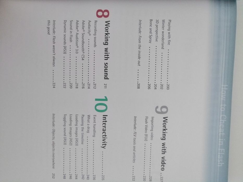 Livro: How to cheat in Adobe Flash CS4