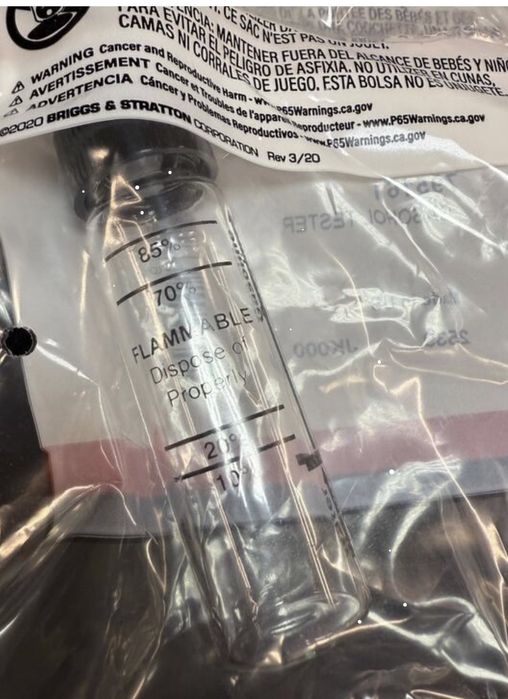 Тестер бензину. Тестер визначає вміст етанолу в бензині від 10 до 85%.