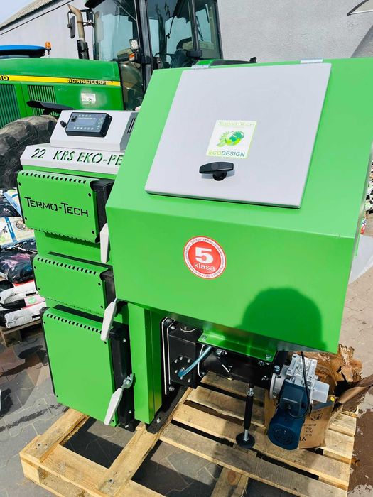 Piec, kocioł na pellet i ekogroszek, 5 klasa, 22KW