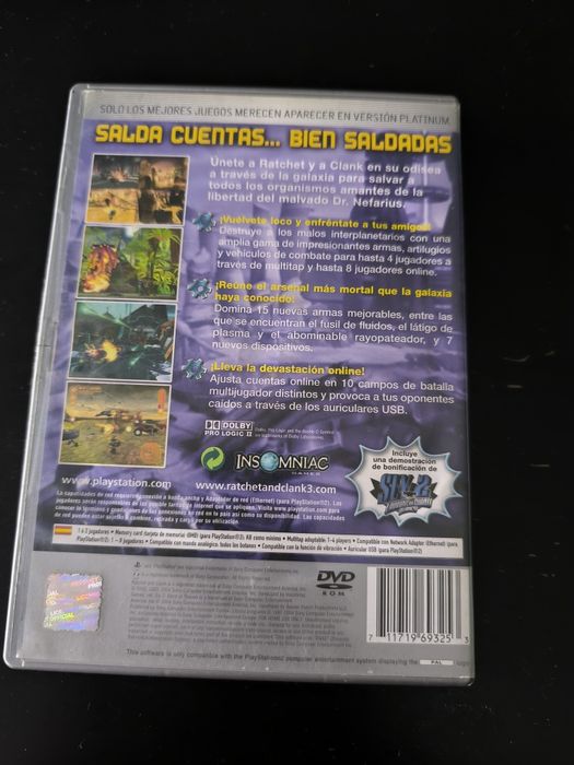 Jogo PlayStation 2 RATCHET AND CLANK 3
