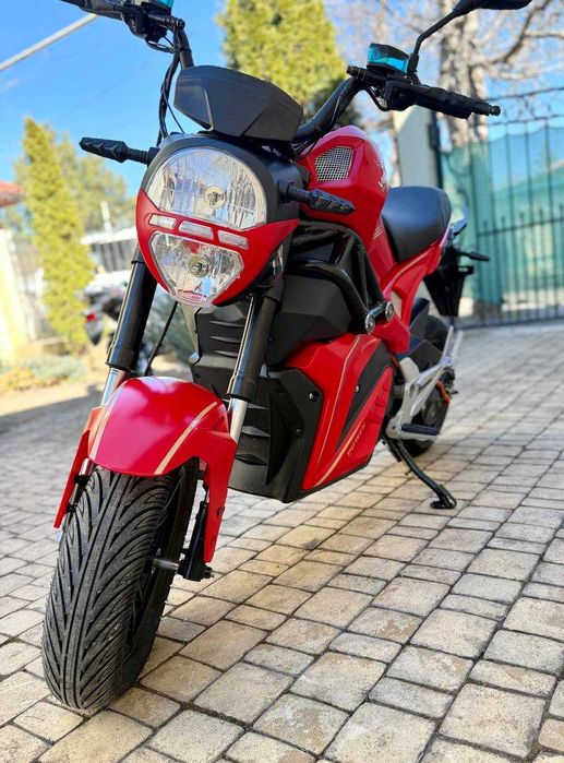 Електробайк Little Monster 2800W Права не треба Електро мотоцикл RED