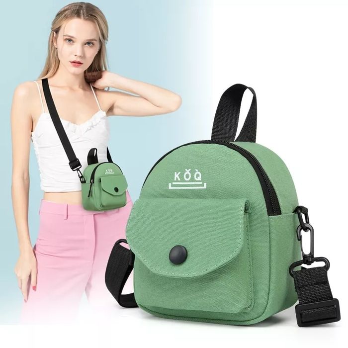 Bolsa nova em preto e verde