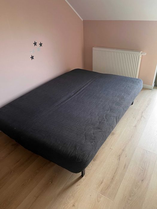 Sofa rozkładana IKEA NYHAMN 3-osobowa + skrzynia na pościel - stan bdb !