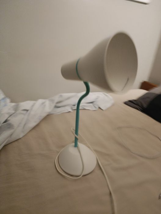 Luminária funcionando perfeitamente