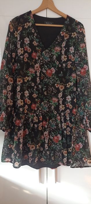 Sukienka mgiełka mohito r 38 kwiatowy wzor