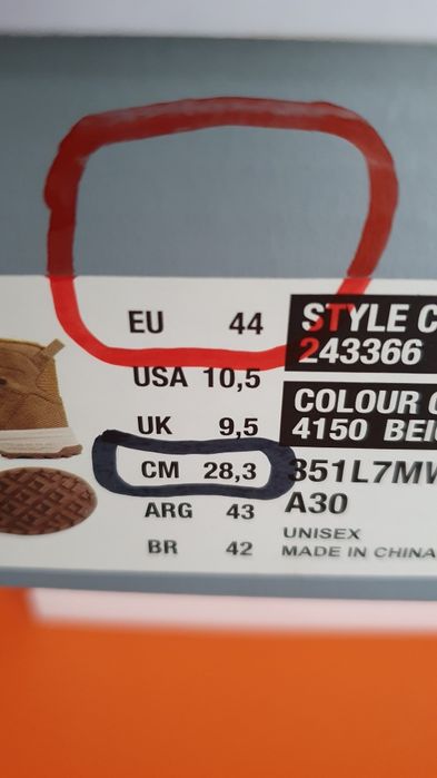 Buty nowe męskie ocieplane Kappa modne Rozmiar 44  wkładka 28.3 cm
