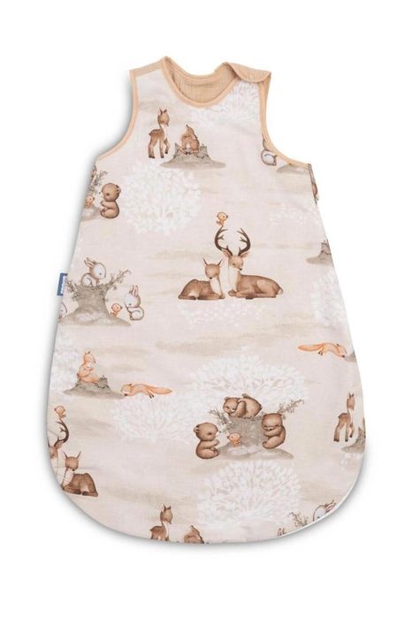 Śpiworek do spania M Zagajnik brązowy 50x80cm Sensillo oprawa: folia