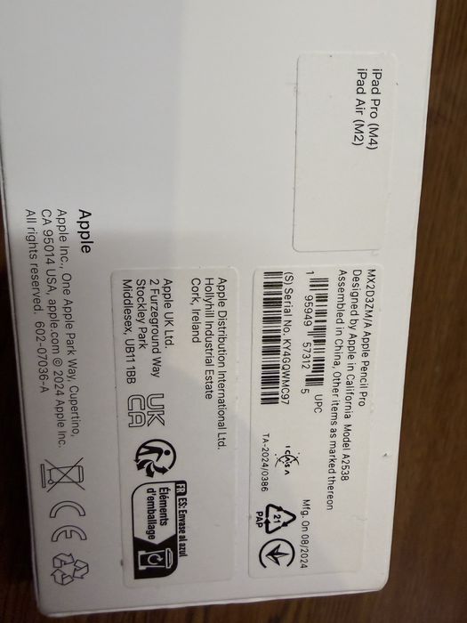 Apple Pencil Pro A2538 rysik iPad Pro Mini Air Zabrze • OLX.pl