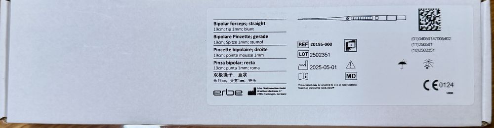 Pinceta pęseta Erbe nowa