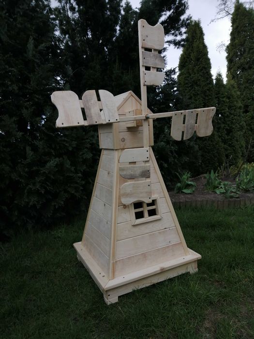 Studnia ogrodowa ozdobna drewniana. Do ogrodu z drewna, nowa