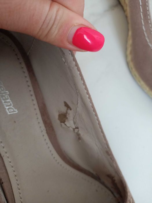 Damskie buty na koturnie r. 36