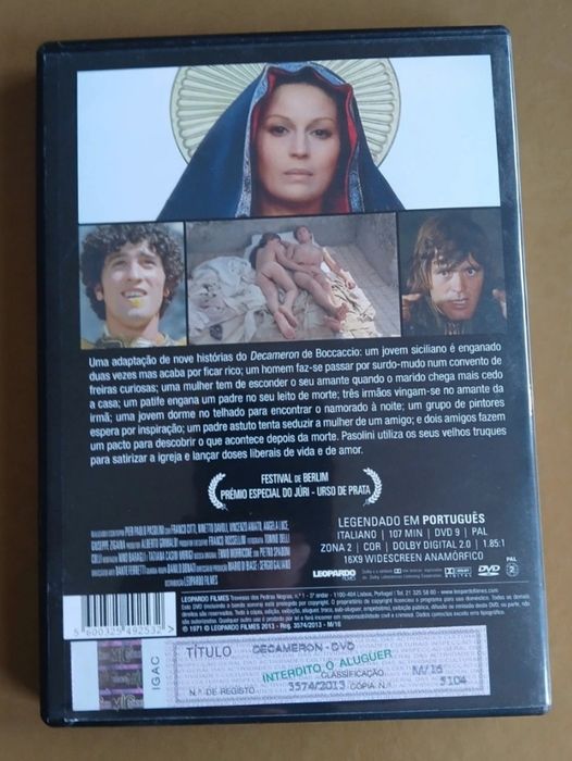DVD decameron.  .