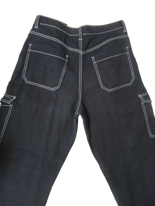 Широкі чорні штани карго М розмір 46-48 H&M Divided джинси