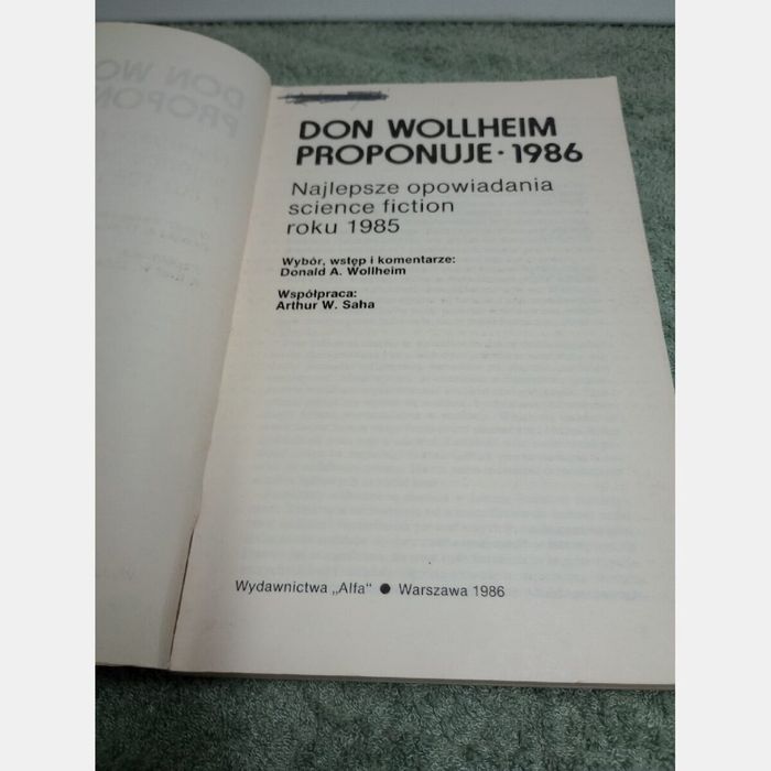 Don Wollheim proponuje. 1986. Zbiór opowiadań.