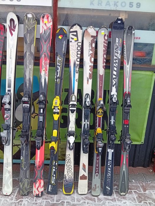 Narty po 100 zł. Sprawne.Serwisowane. Przecena. Serwis Krako59.