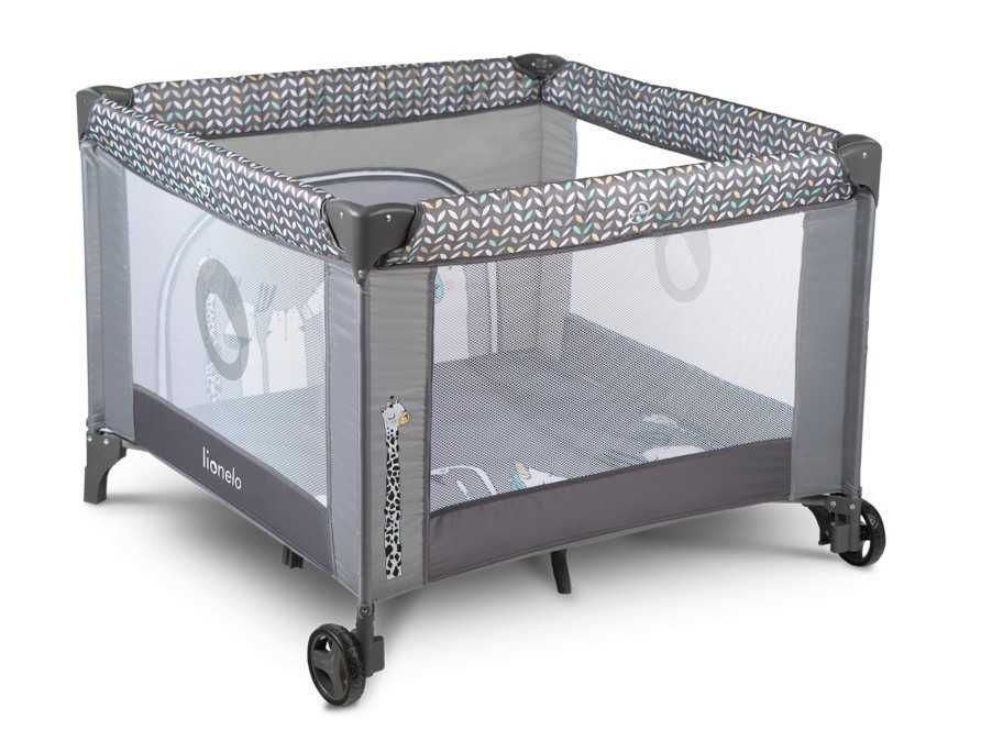 Parque Infantil Dobrável Lionelo Lene Grey Stone, Novo