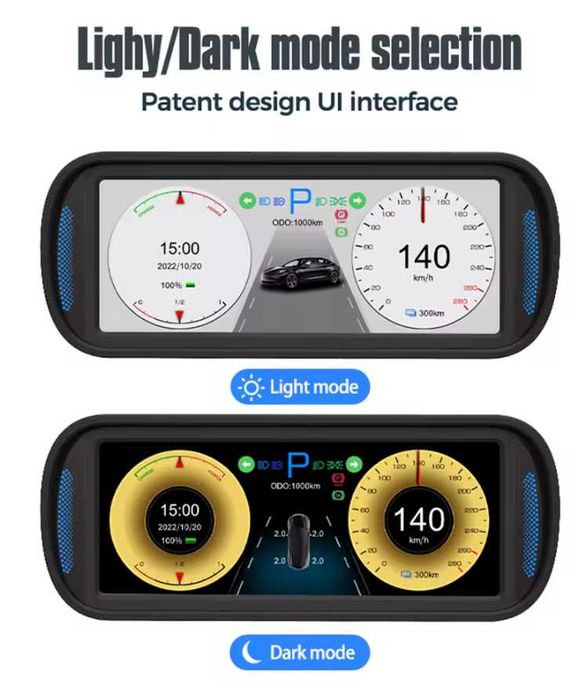 Додатковий дисплей-панель управления tesla 3 Y 6.8-inch HD IPS Touch