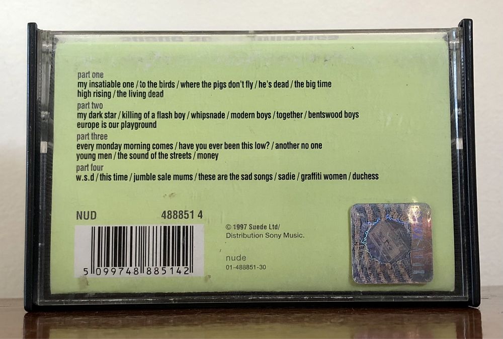 UNIKAT! Oryginalny album SUEDE Sci-Fi Lullabies 2x kaseta magnetofon !