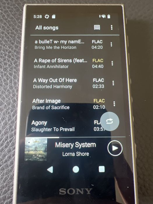 Sony Walkman NW-A306 32GB Hi-Res Audio Android 14 – stan idealny
