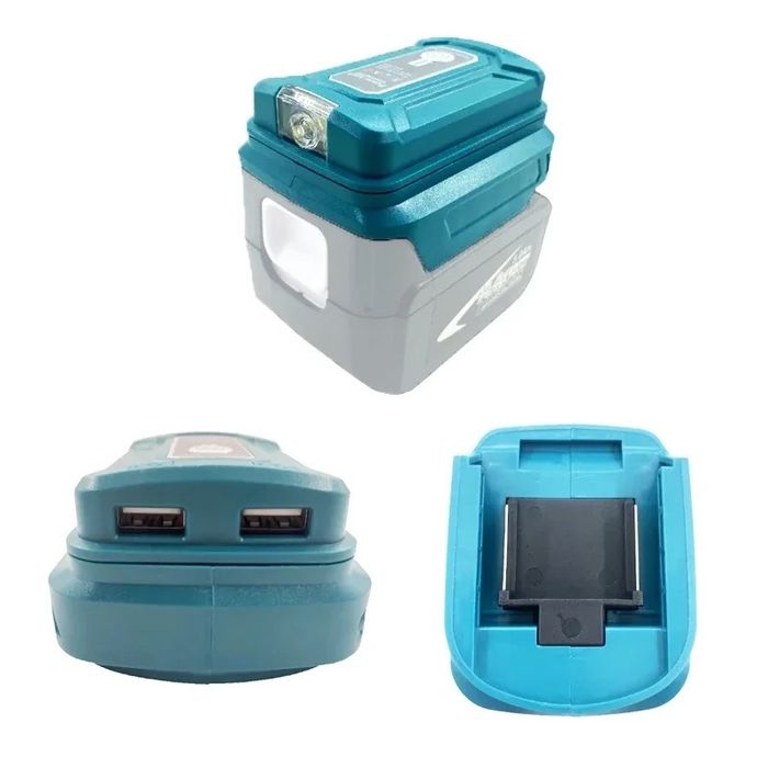 MAKITA USB adapter lampa 2usb powerbank latarka ładowarka makita 14v ...