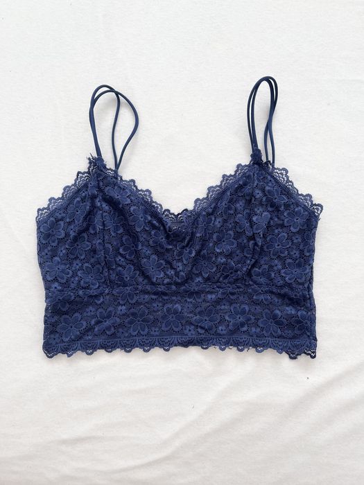 Koronkowy top stanik miękki bez fiszbin