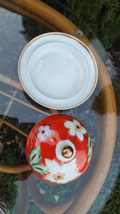 Zestaw porcelanowy do herbaty Baranówka 70-ch lat