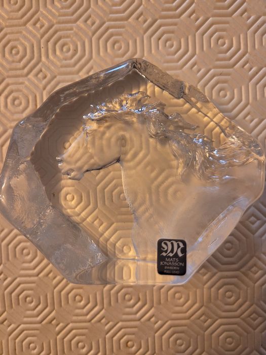 Peça em cristal  decoração