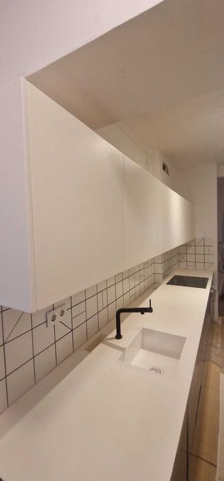 Cozinha completa totalmente equipada como nova- cores azul e branco