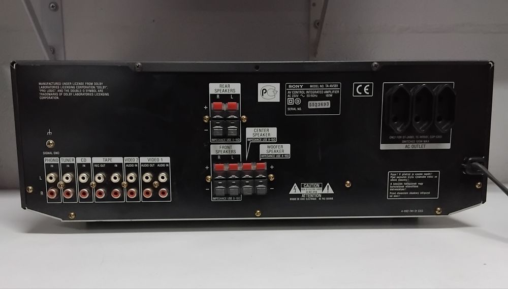 SONY amplificador TA-AV581