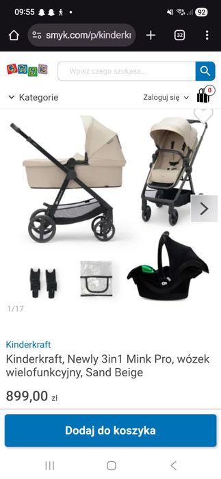 Wózek dziecięcy wielofunkcyjny