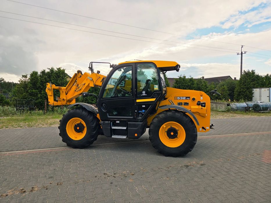 JCB 530 S 531 70 532 70 536 70 Manitou  Świeżo Sprowadzona Ładowarka 20r JCB 532 70 AgriSuper ORGINAŁ IDEALNA