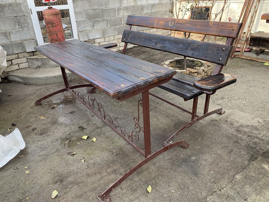 Стол+лавка для двора