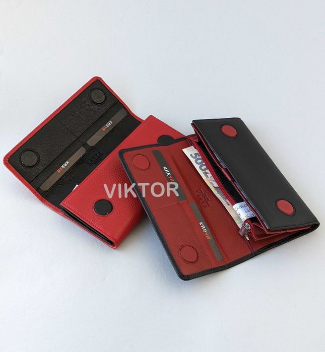 Кожаный женский кошелек KARYA 1146. Турция. Шкіряний гаманець