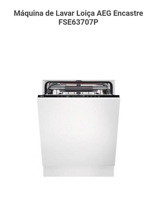 Máquina de lavar loiça AEG encastre FSE63707P7