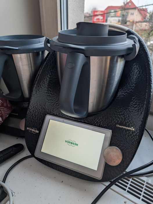 Thermomix szampańska czerń zestaw