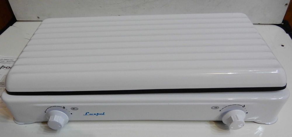 Turystyczna Kuchenka gazowa 2 palnikowa  biala