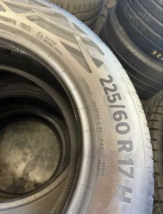 225/60 R17 CONTINENTAL ECOCONTACT 6 (90% протект) Літо! Склад Б-У Шин!