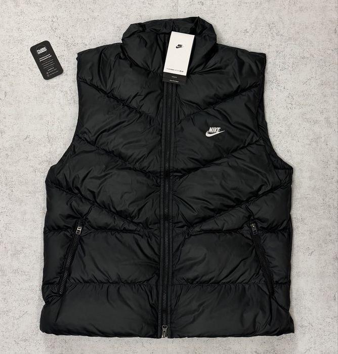 ОРИГІНАЛ! Жилетка Nike windrunner therma-fit чорна | S M L