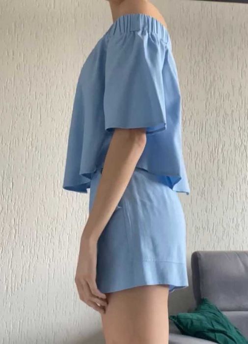 Niebieski komlet New Yorker