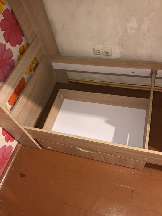 Кровать двухъярусная с ящиками Дуэт-3 Пехотин