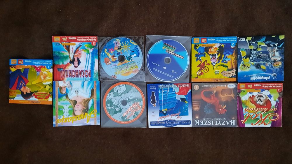 Bajki VCD i DVD  dla dzieci