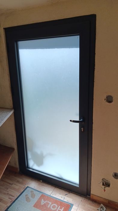 Porta Alumínio vidro duplo fosco