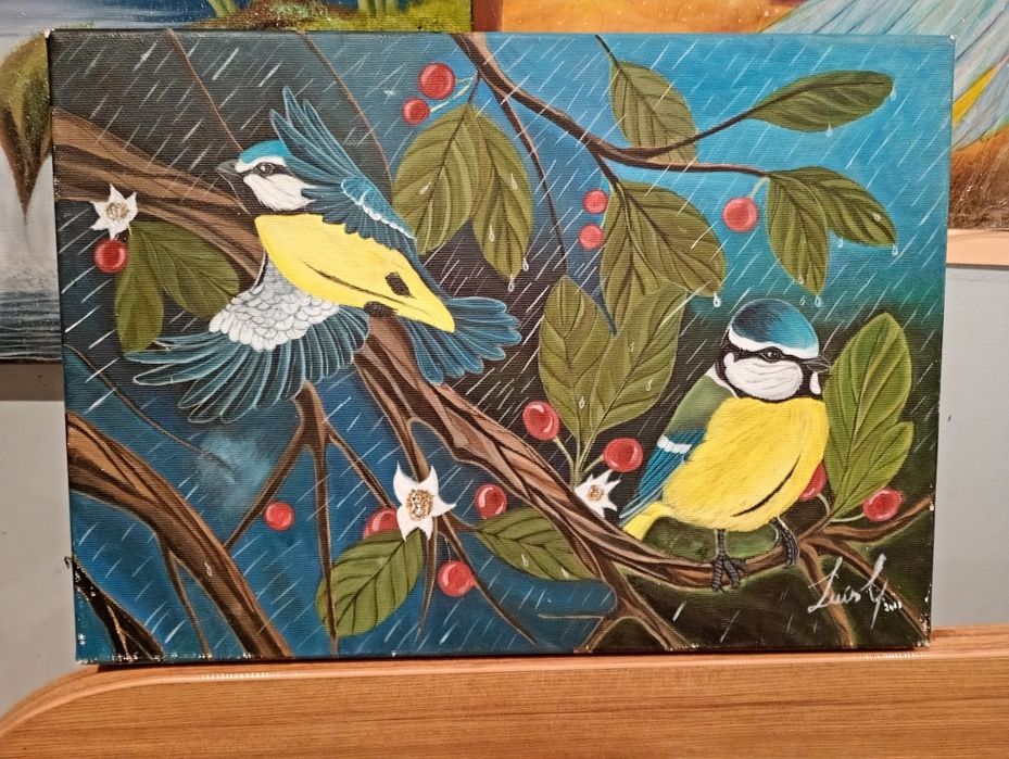 Pinturas em acrilico sobre tela