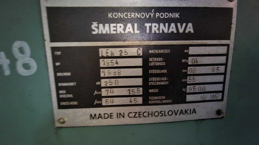 Nowa Cena! Prasa mimośrodowa LEN-25C