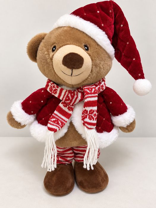 Świąteczny miś dekoracyjny – 38 cm