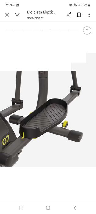 Bicicleta Elíptica de Treino 500 Conectada - DOMYOS