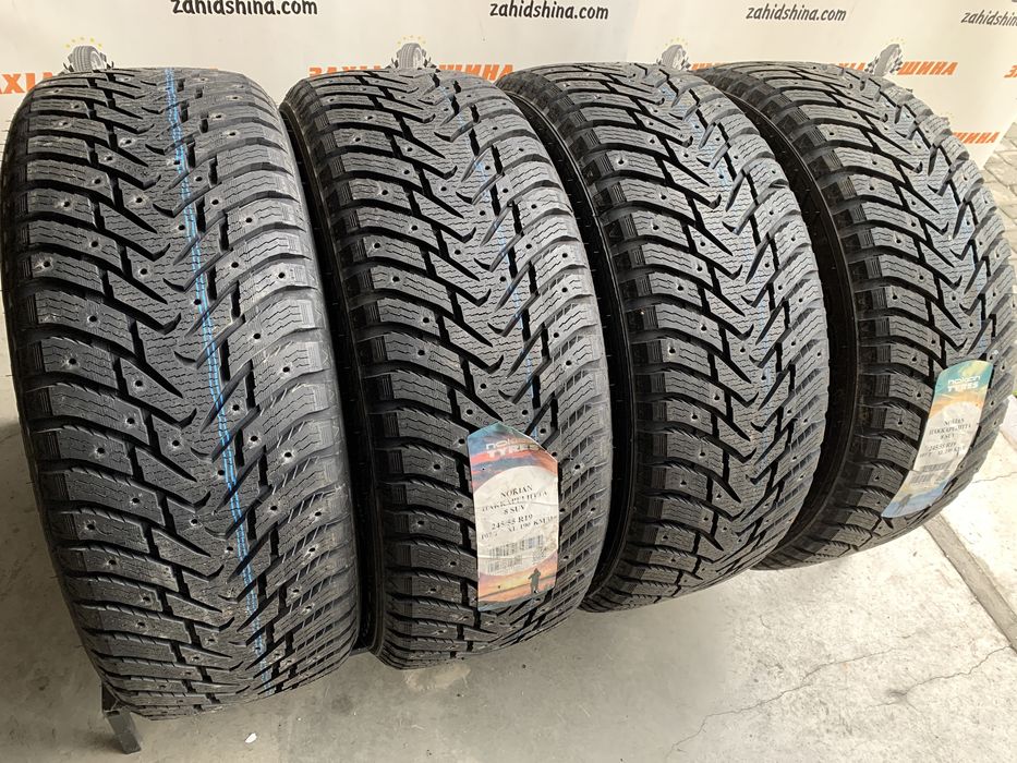 (10шт) нові 245/55R19 Nokian Hakkapeliitta 8 SUV  107T XL зимові
