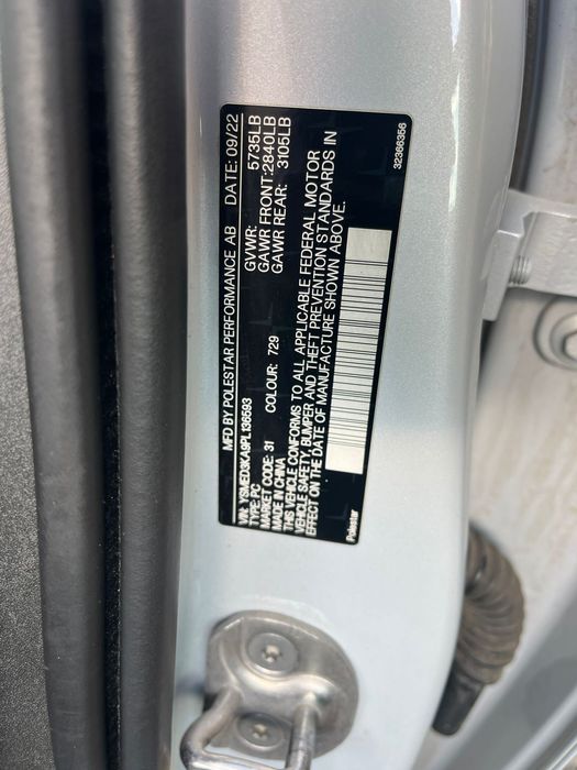 Polestar 2 2022 VIN YSMED3KA9PL136593 фото оголошення 22 з 24