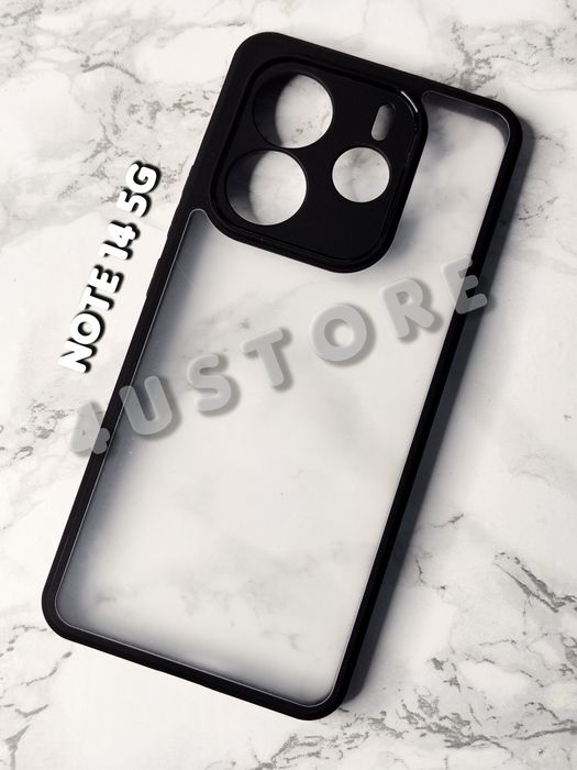 Чехол black на Xiaomi Redmi Note 14 Противоударный чохол протиударний