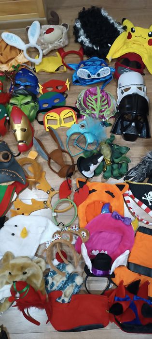 Карнавальні маски обручі головні убори